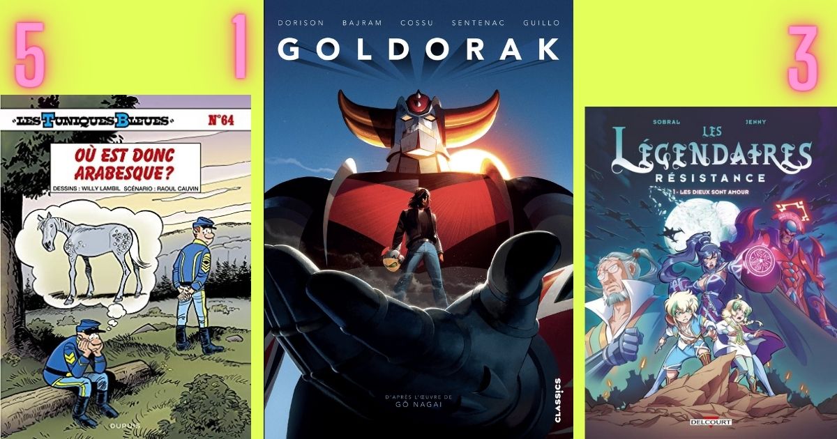 Top 20 BD: i fumetti più venduti della settimana 41/2021, è arrivato… Goldorak!