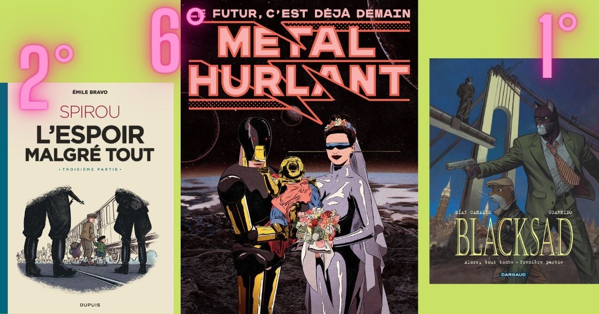 Top 20 BD: i fumetti più venduti della settimana 39/2021, Métal Hurlant redux scala la classifica