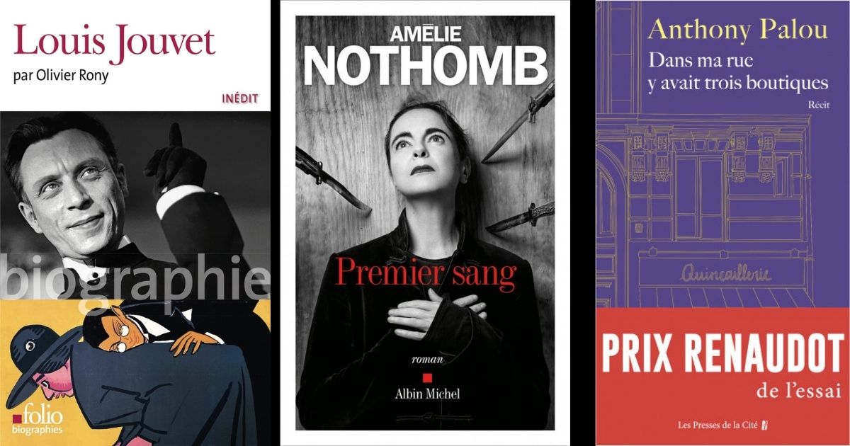 “Premier sang” di Amélie Nothomb si aggiudica il Renaudot 2021. Altri premi per Anthony Palou e Olivier Rony