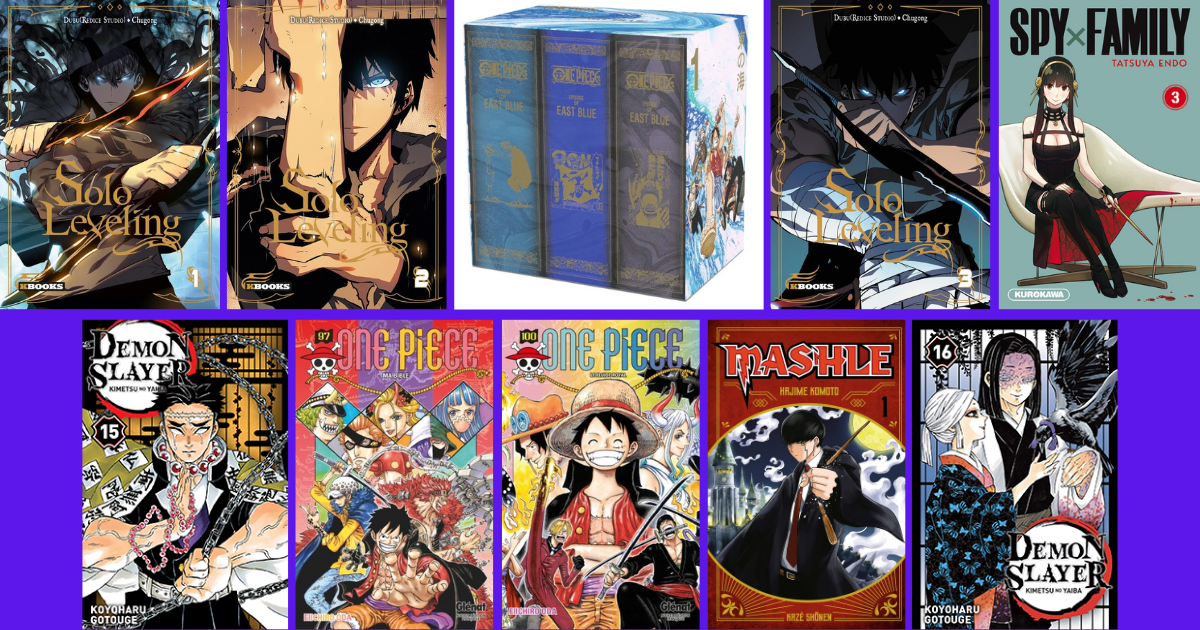 Diamo i numeri! I 10 manga più venduti in Francia nel 2021 (copie vendute e fatturato)