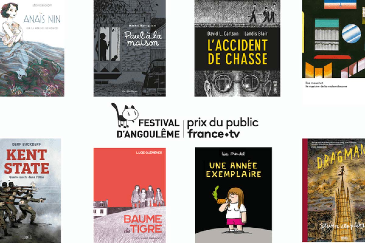 Gli otto fumetti finalisti del Prix du Public France Télévisions