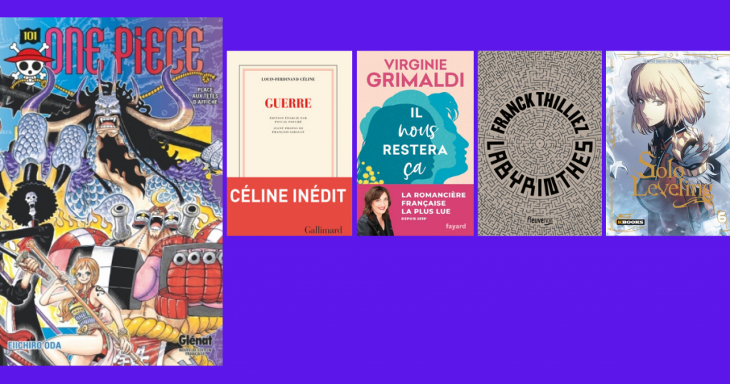 top20 libri più venduti in francia